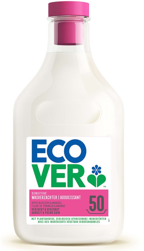 Ecover Wasverzachter Appelbloesem & Amandel 50 Wasbeurten - 1,5 liter