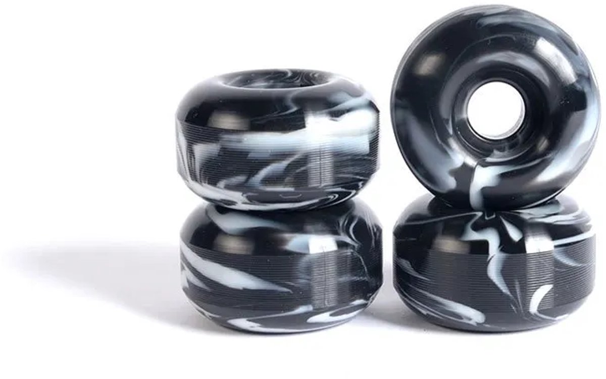 Yocaher Qball Skateboardwielen 52 x 31 mm Zwart