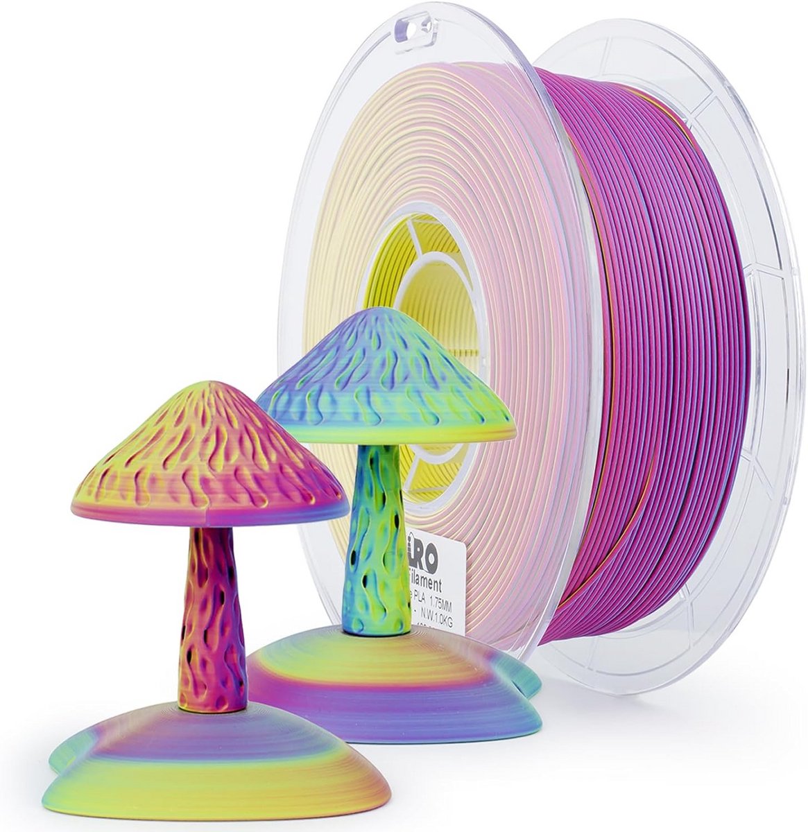 Matte PLA Filament – Co-Extrusion Tricolor 1.75mm 1kg voor 3D Printers
