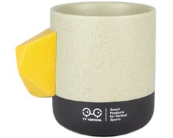 Klimmok Climbing Mug Evo – voor gepassioneerde klimmers – Indoor geel
