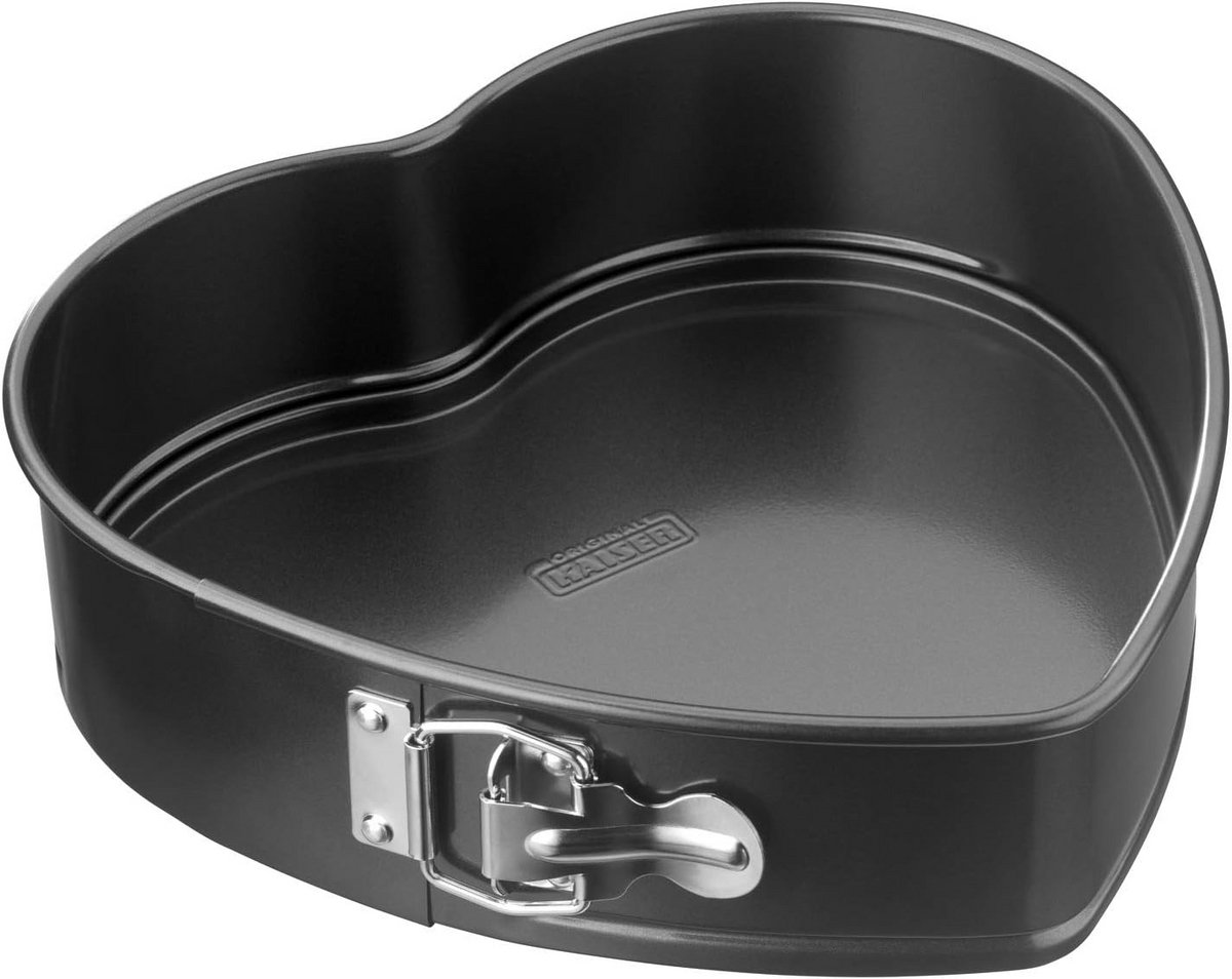 Hartvormige bakvorm met antiaanbaklaag - 25 x 26 x 7 cm, ideaal voor taarten en cakes