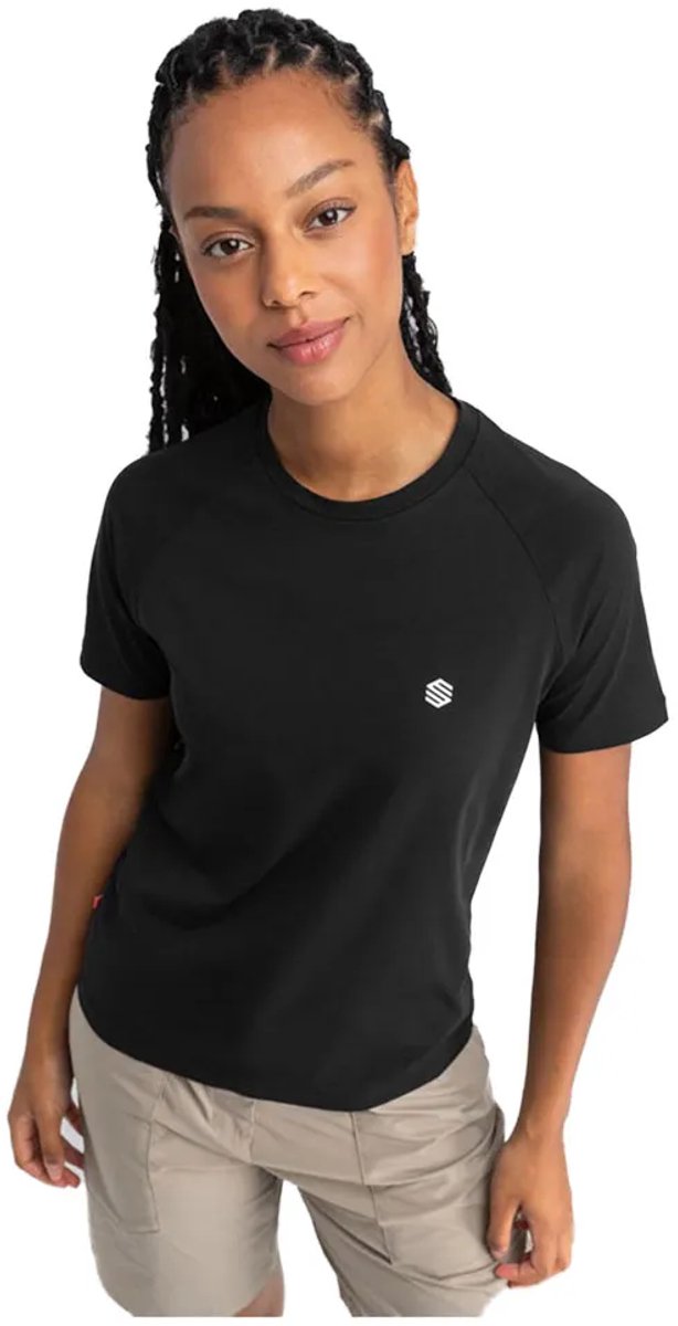 Siroko Eiger T-shirt Met Korte Mouwen Vrouw Zwart