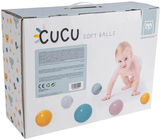 Eurekakids Baby Ballenset - 75 Ballen - Stijlvolle Ballenbakballen in Doos van Merkloos — afbeelding 5
