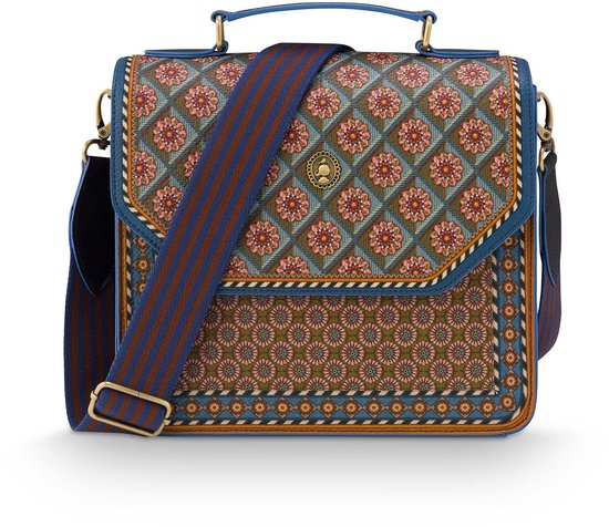 Pip Studio sac à épaule bandoulière sac à main Frances Cross Body Bag Imani Blue multicolore