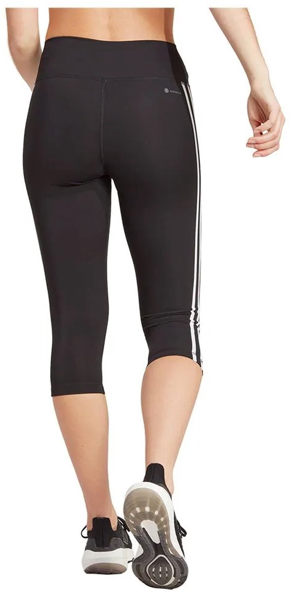 Adidas Performance Train Essentials 3-Stripes High-Waisted 3/4 Legging - Dames - Zwart — afbeelding 2