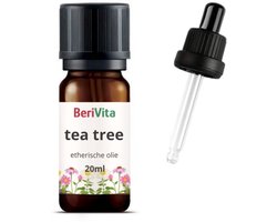 Tea Tree Olie 20ml Pipetfles - Pure EtherischeTheeboomolie - Australische Melaleuca Alternifolia