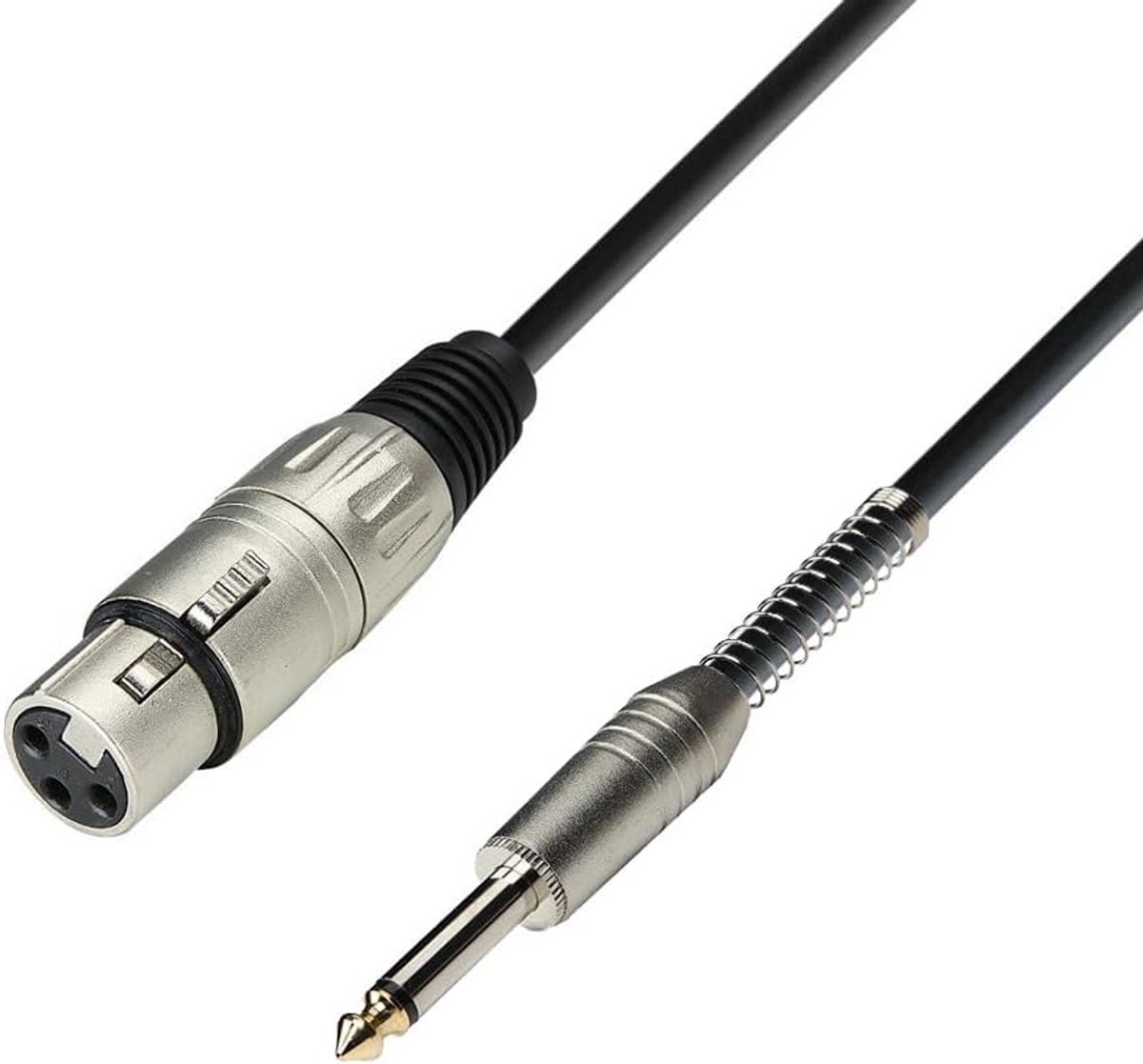 Microfoonkabel XLR Vrouwelijk naar Jack TS - 1 m voor Studio en Podium