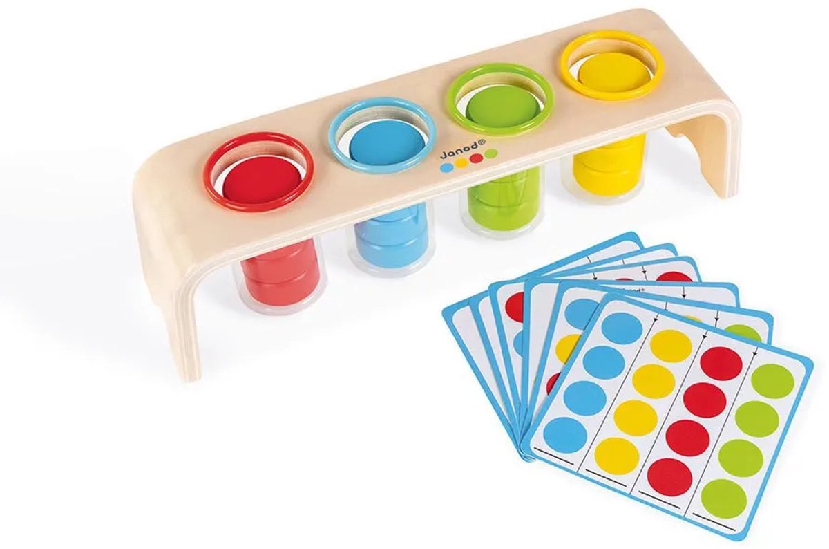Janod - Educatief spel - Kleuren sorteren