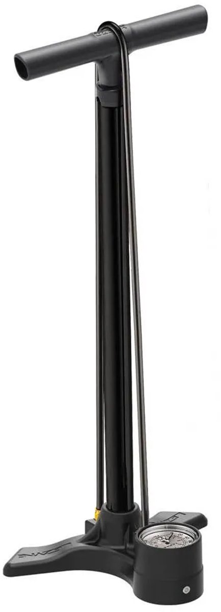 Lezyne Macro Floor Drive ABS-1 - Hoge druk fietspomp - Fietspomp met analoge drukmeter - Presta en Schrader ventielen - Staal - Mat Zwart van Lezyne — afbeelding 2