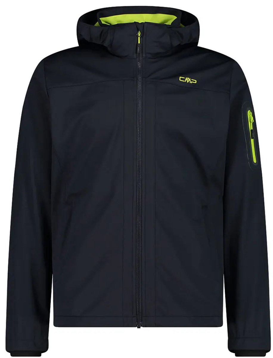 Cmp Zip Hood 39a5027 Softshelljack Zwart S Man