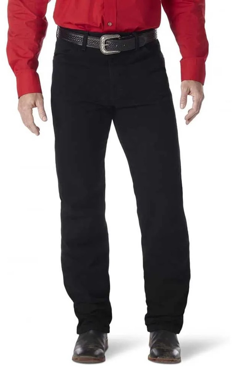 Wrangler 13MWZ Heren Straight Fit Jeans W30 X L32 Zwart