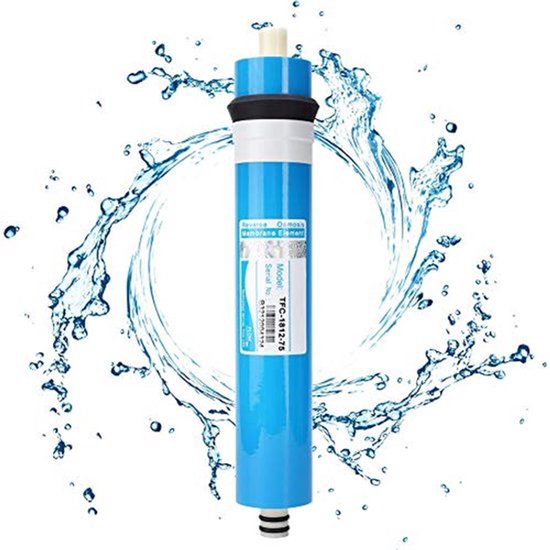 Produktbild von RO-Umkehrosmosemembran 50/75/100 GPD | 1812-75G Haushaltsfilter – 0,0001 µm Präzision Gegen Chlor, Metall & Sedimente