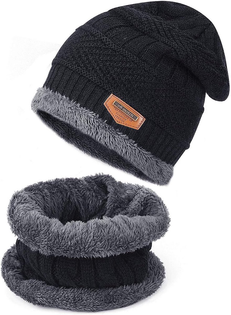 Sjaal en muts set