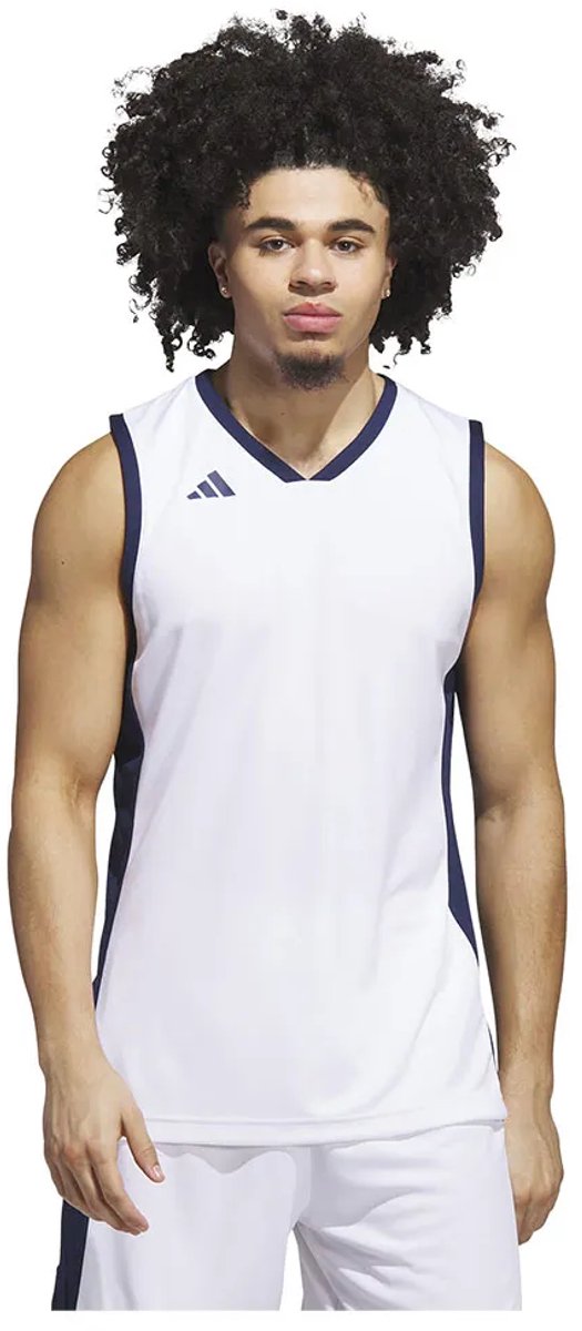 Adidas 3g Speed Reversible Basketball Mouwloos T-shirt Regular Man Marineblauw