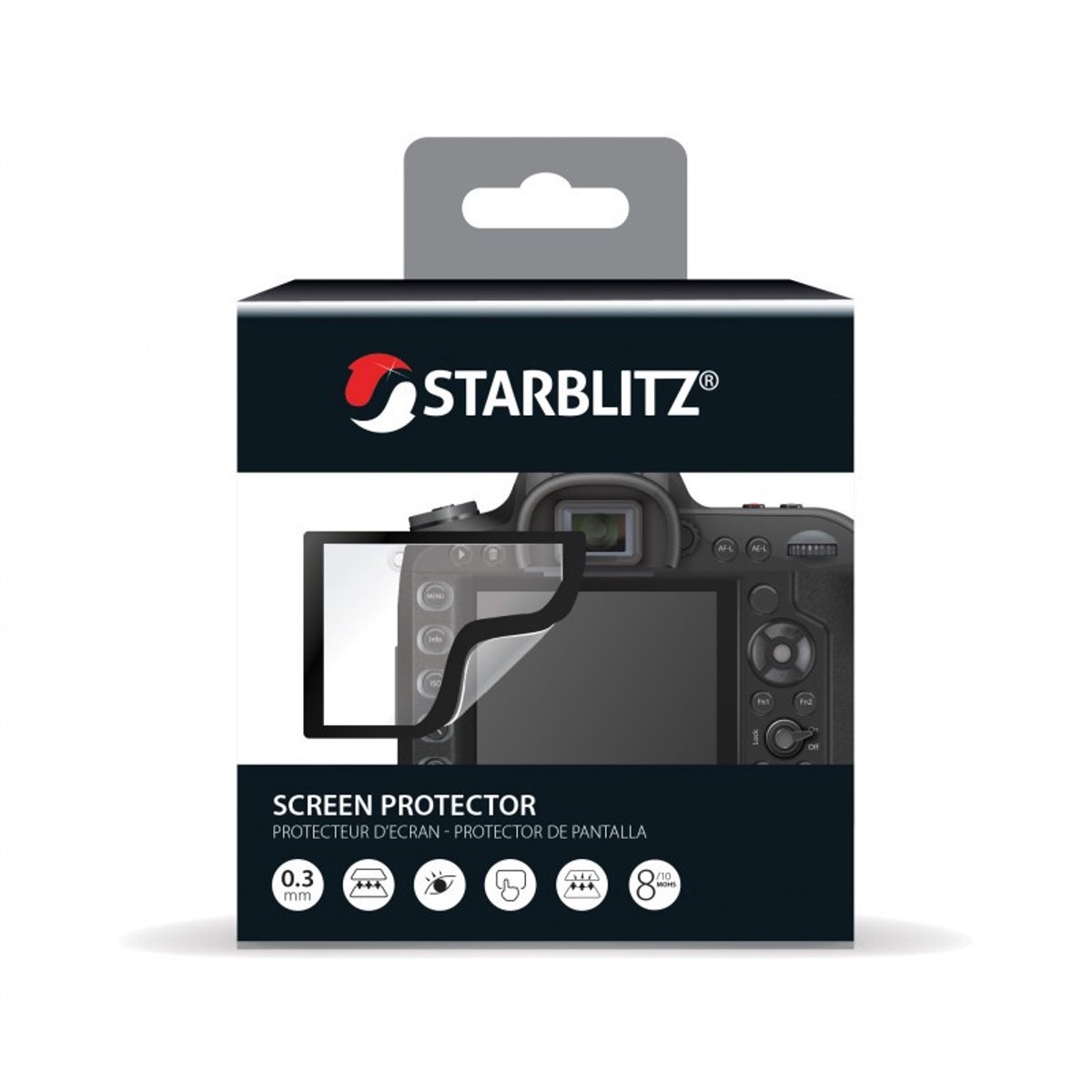 STARBLITZ LCD-Displayschutzfolie kompatibel mit CANON R5