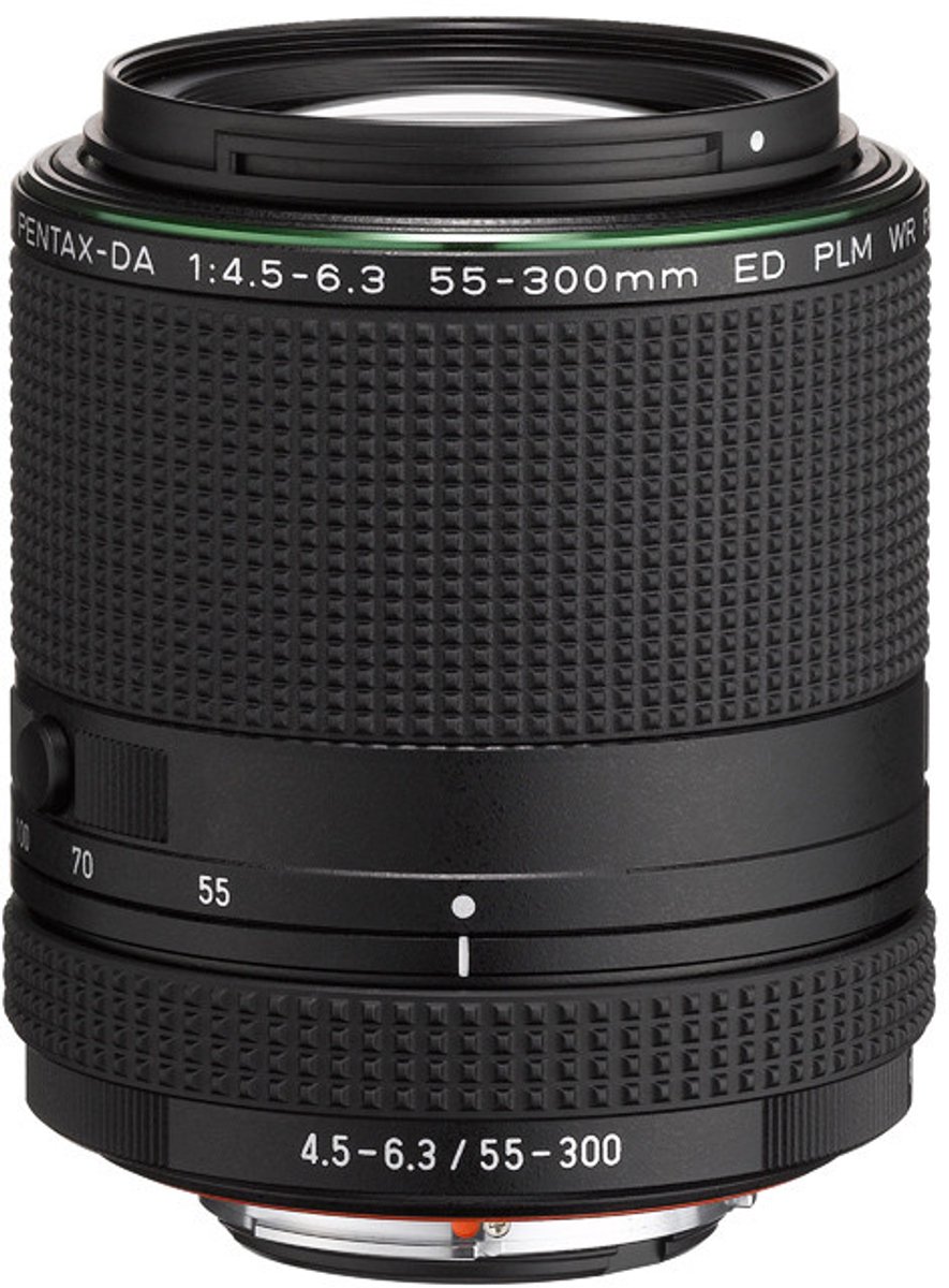 Pentax 55-300mm F4.5-6.3 ED HD DA PLM WR Zwart K-Mount