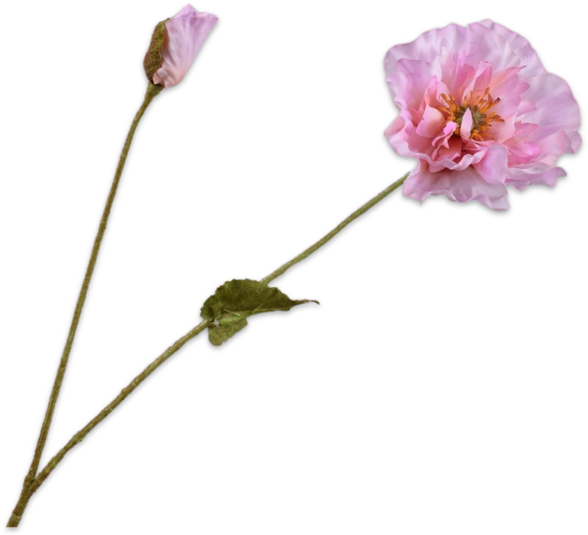 Silk-ka Kunstbloem - roze - H74 cm