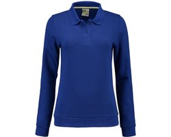 Lemon & Soda polosweater voor dames in de kleur royal blue in de maat XXL.
