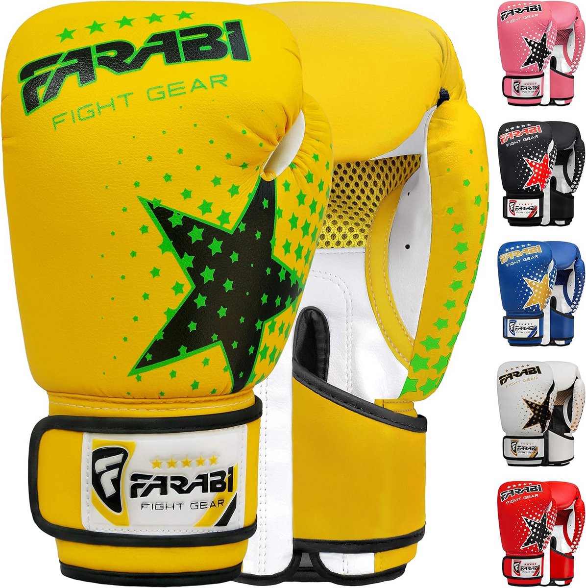 Kinder bokshandschoenen 6 oz voor jongens en meisjes – Perfect voor MMA, Muay Thai en training (leeftijd 5-10 jaar)