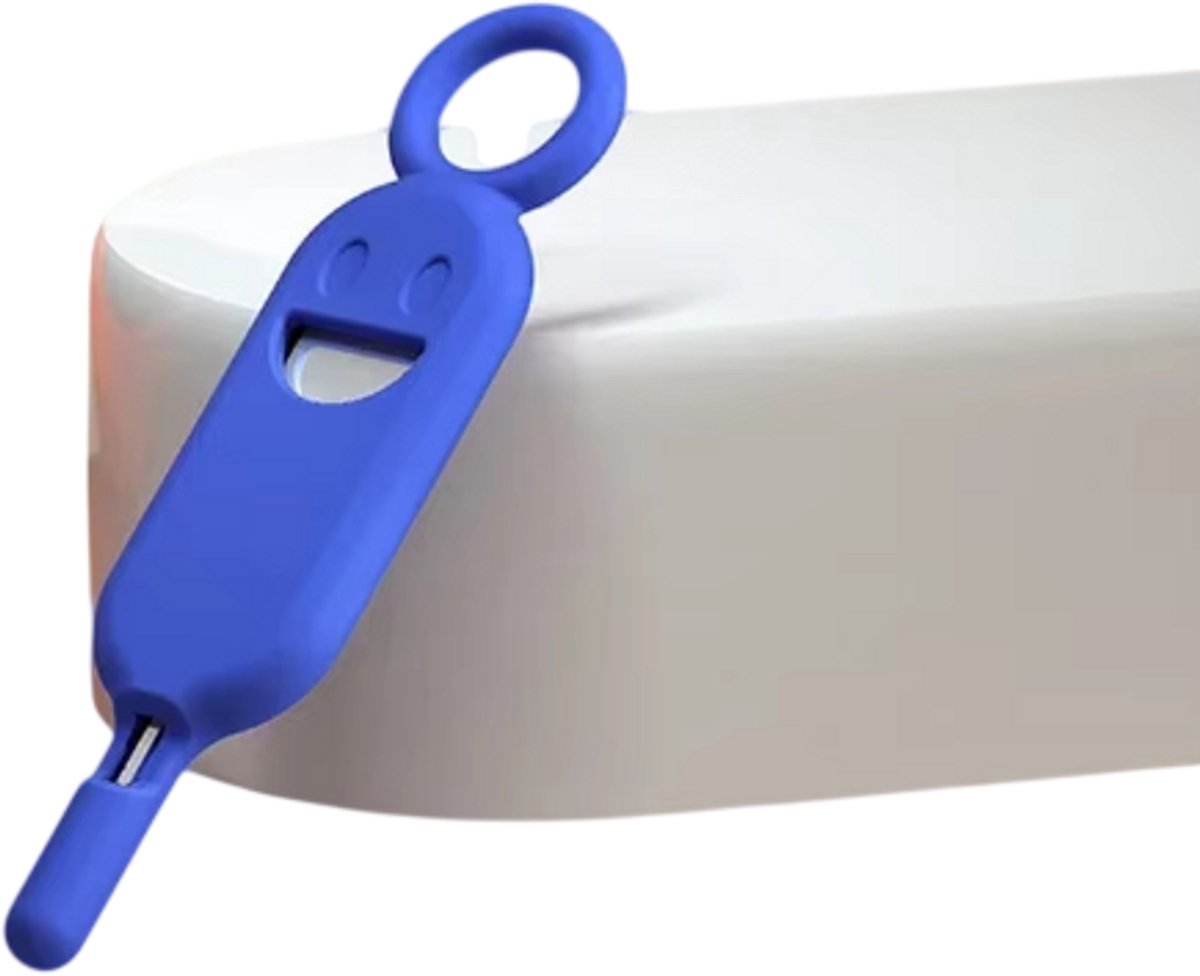 2-in-1 SIMkaart Pin Verwijder Tool voor Telefoon – SIM Ejector Naald met Opbergdoos, SIM-kaart Houder tegen Verlies, voor Smartphone & Mobiele Telefoon-Blauw