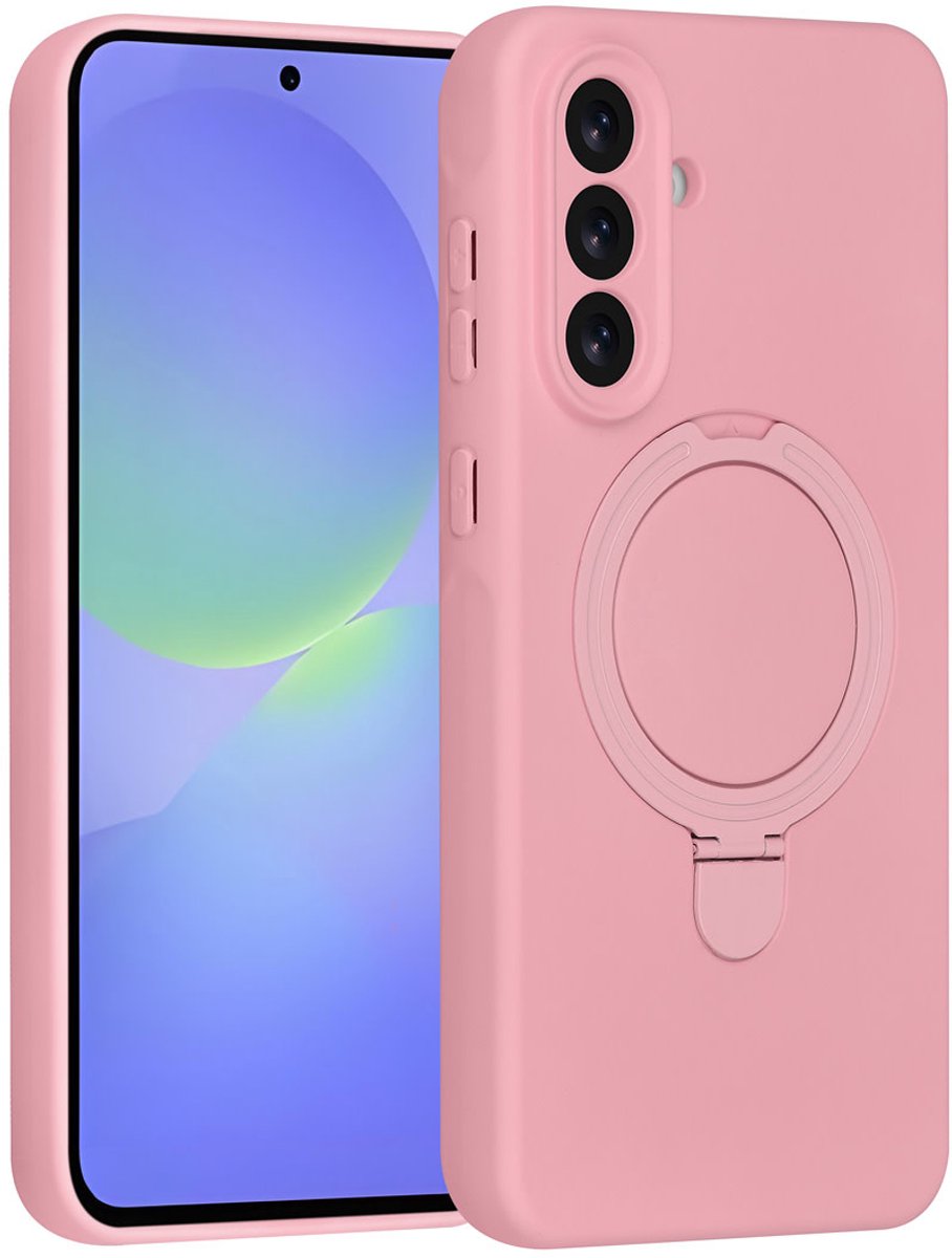 TUNIQ telefoonhoesje voor Samsung Galaxy A36 - MagSafe met ringstand en koord - Roze