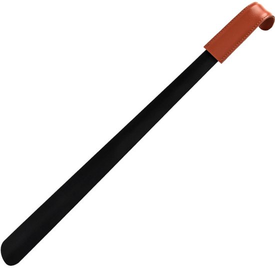 laeeyin Schoenlepel, metaal, lang, 30 cm, metalen schoenlepel met ophanggat, ergonomische vorm, voor heren, dames, kinderen, senioren, zilver