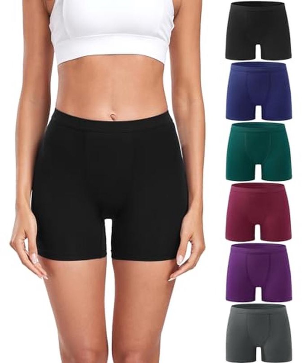Ultrazachte Dames Boxershorts - Modal Boyshorts Multipack - Ideaal Ondergoed voor Onderjurken en Rokken