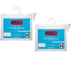 Vente-unique Set van 2 absorberende DODO kussenbeschermers - 65 x 65cm - ULTRA CONFORT