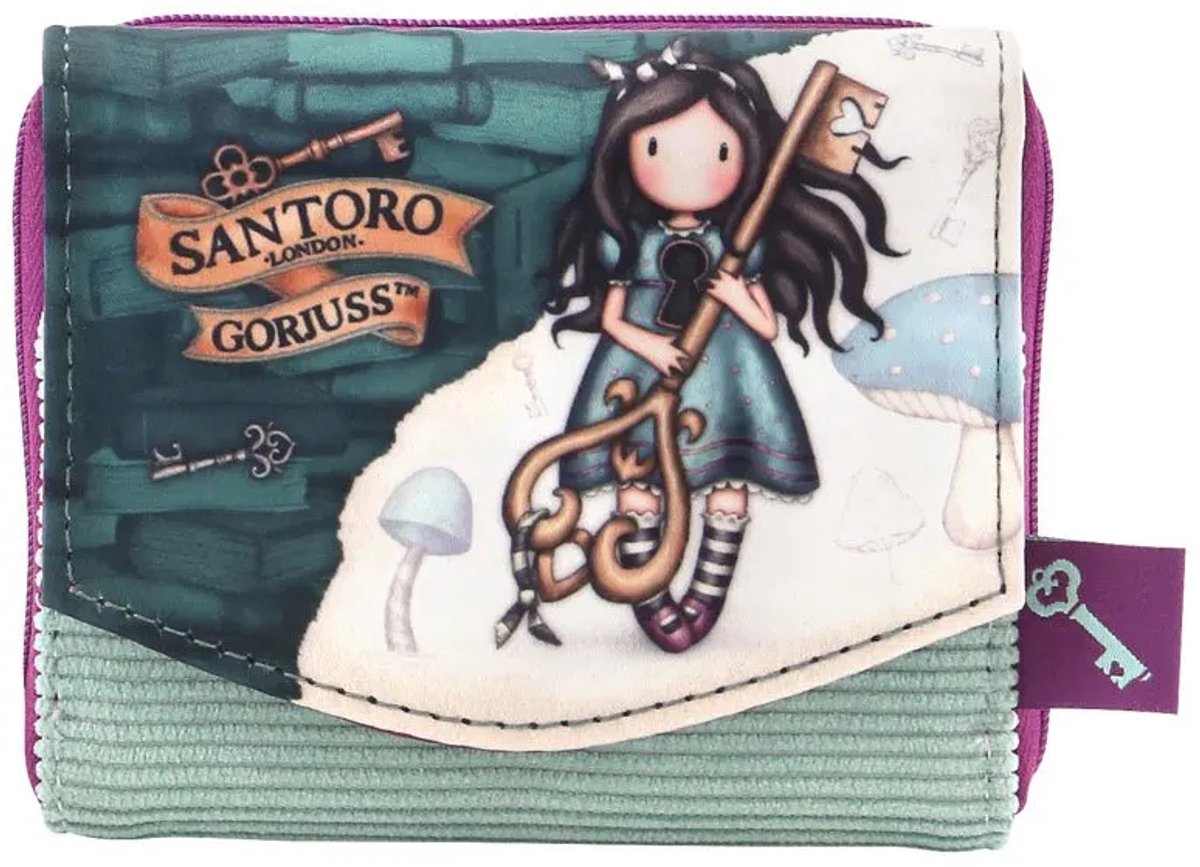 Santoro London Gorjuss Nieuwsgierigheid Portemonnee Veelkleurig