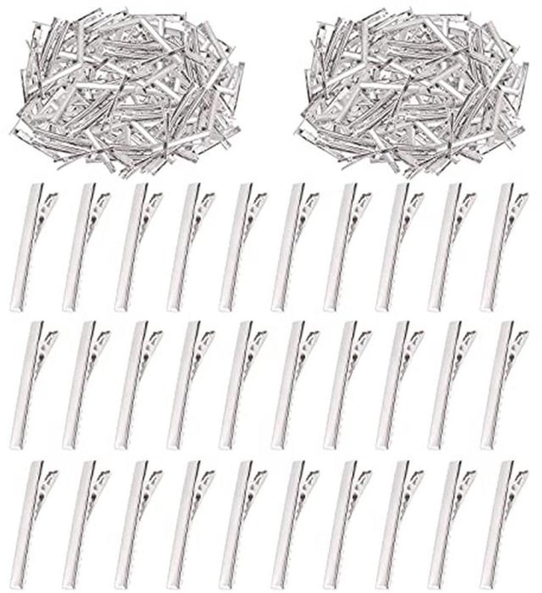 200 Stuks Krokodillenklem Haarspeldjes - 5,6 cm Do-It-Yourself Haarstyling Accessoires