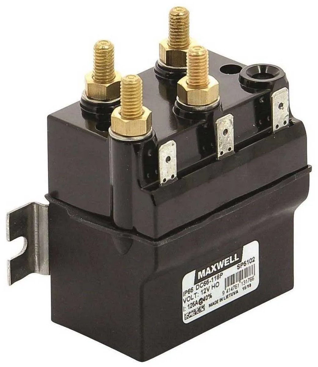 Maxwell Rc8-8/rc10/rc12 Serie 1000-3500 Sp5104 Bidirectionele Solenoïde 12v Zwart