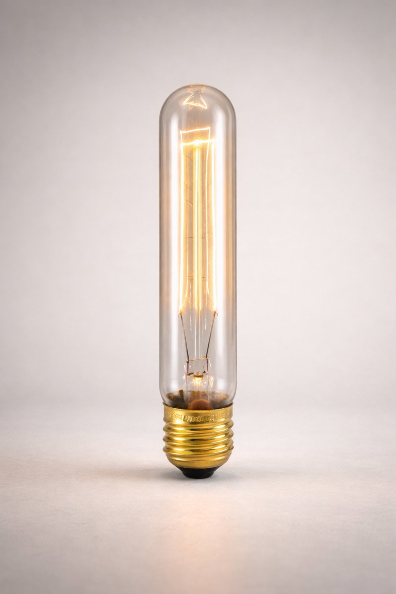 Kooldraad lichtbron T125 | 5 STUKS | E27 | 40W 2200K