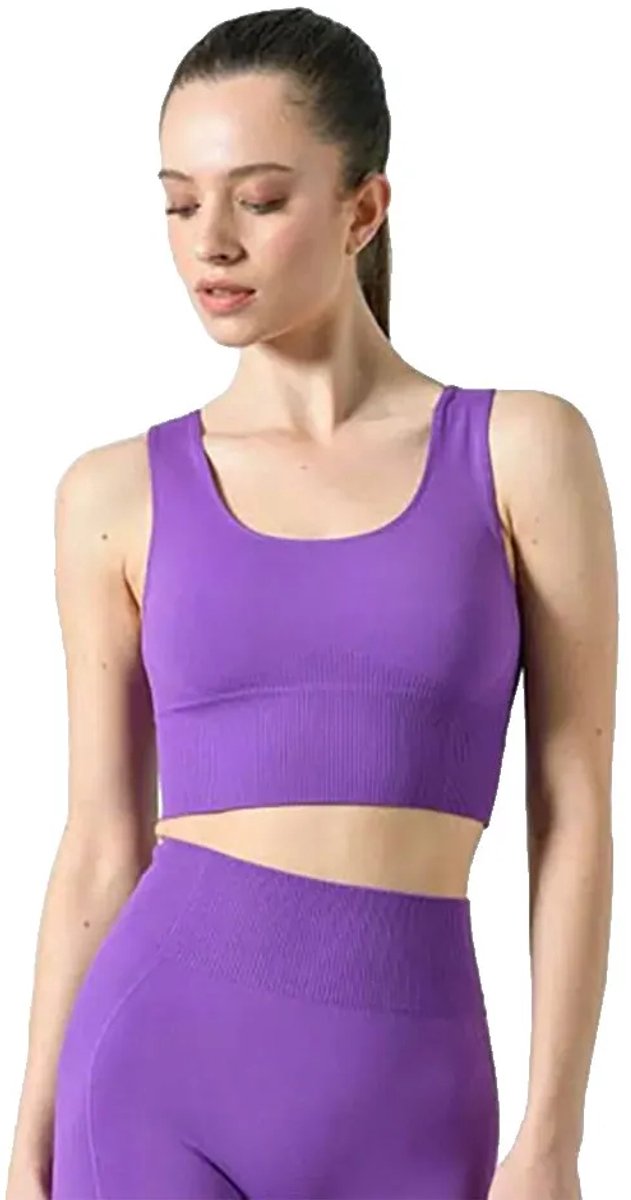Bmymoon Galactic Top Sportbeha Paars L-XL Vrouw