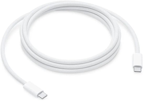 Apple - USB‑C Oplaadkabel - USB‑C naar USB‑C - 240W - 2m - Geweven - Wit