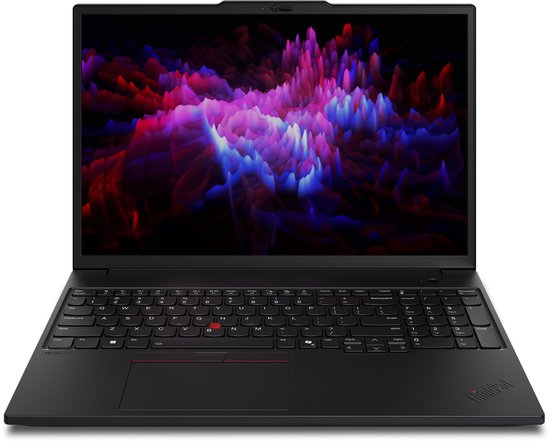 "Lenovo ThinkPad P16s Gen 4 (Intel) Intel Core Ultra 7 255H Mobiel werkstation 40,6 cm (16"") WUXGA 32 GB DDR5-SDRAM 512 GB SSD NVIDIA RTX PRO 500 Blackwell Wi-Fi 7 (802.11be) Windows 11 Pro Engels Zwart" - Lenovo - Hoofdafbeelding