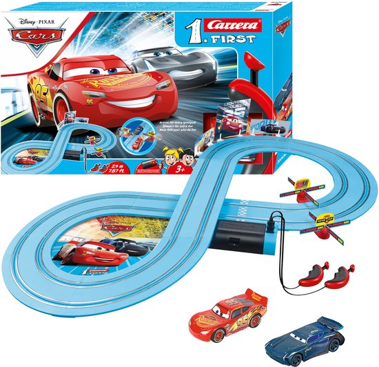 Carrera FIRST racebaan – Disney Pixar Cars Power Duel – 2,4 m