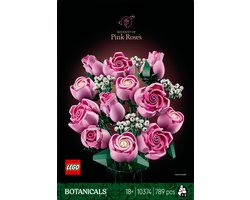 foto van LEGO Botanicals Roze Rozenboeket - 10374