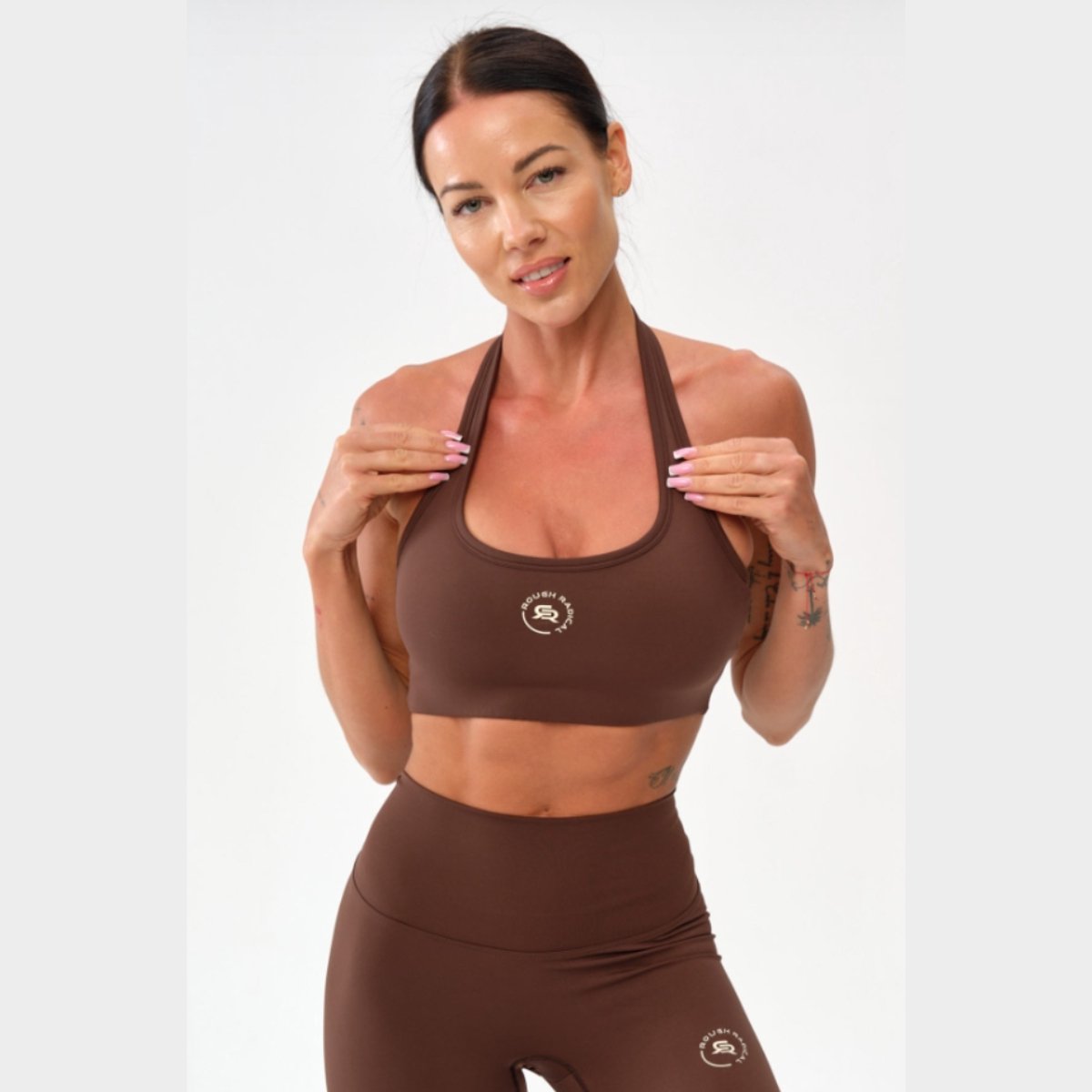 ROUGH RADICAL ZOYA SPORTS BH sportbeha maat S bruin sporttop fitness crossfit gym training
