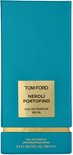 Turquoise doos voor Tom Ford Neroli Portofino eau de parfum 100 ml.