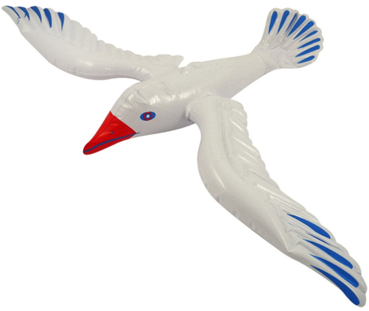 Henbrandt - Opblaasbare Zeemeeuw - 76 Cm - Feestdecoratie voor feestjes, strandfeest en events - Opblaasdier Meeuw - Opblaasfiguur Vogel