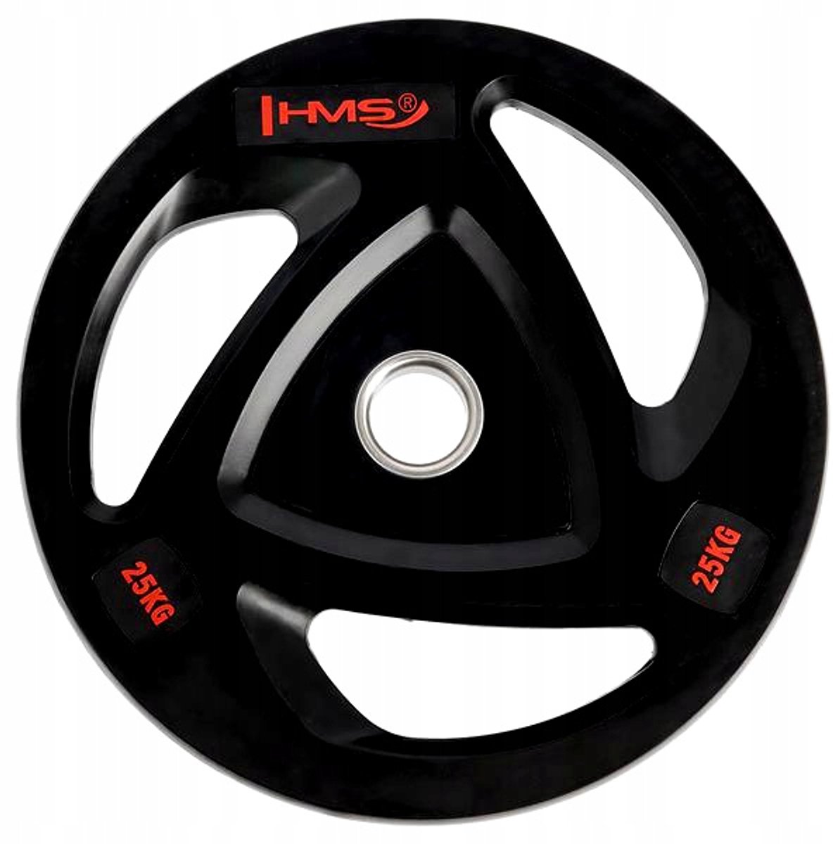 HMS TOX25 Olympische mount Gevuld met rubber 25kg