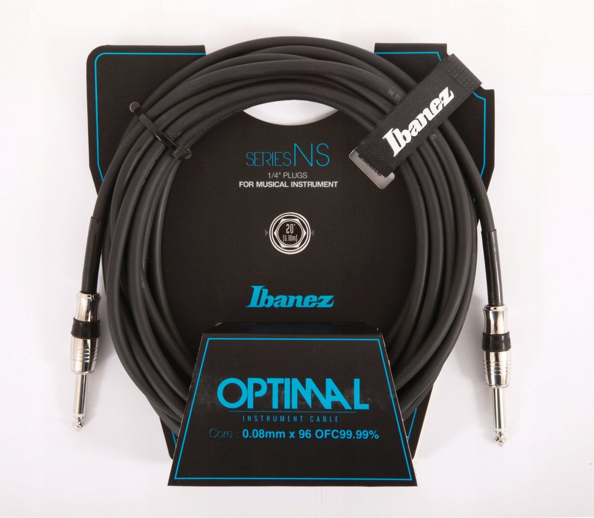 Ibanez NS20 Gitaarkabel 2x Jack 6.3mm Mono 6.1m