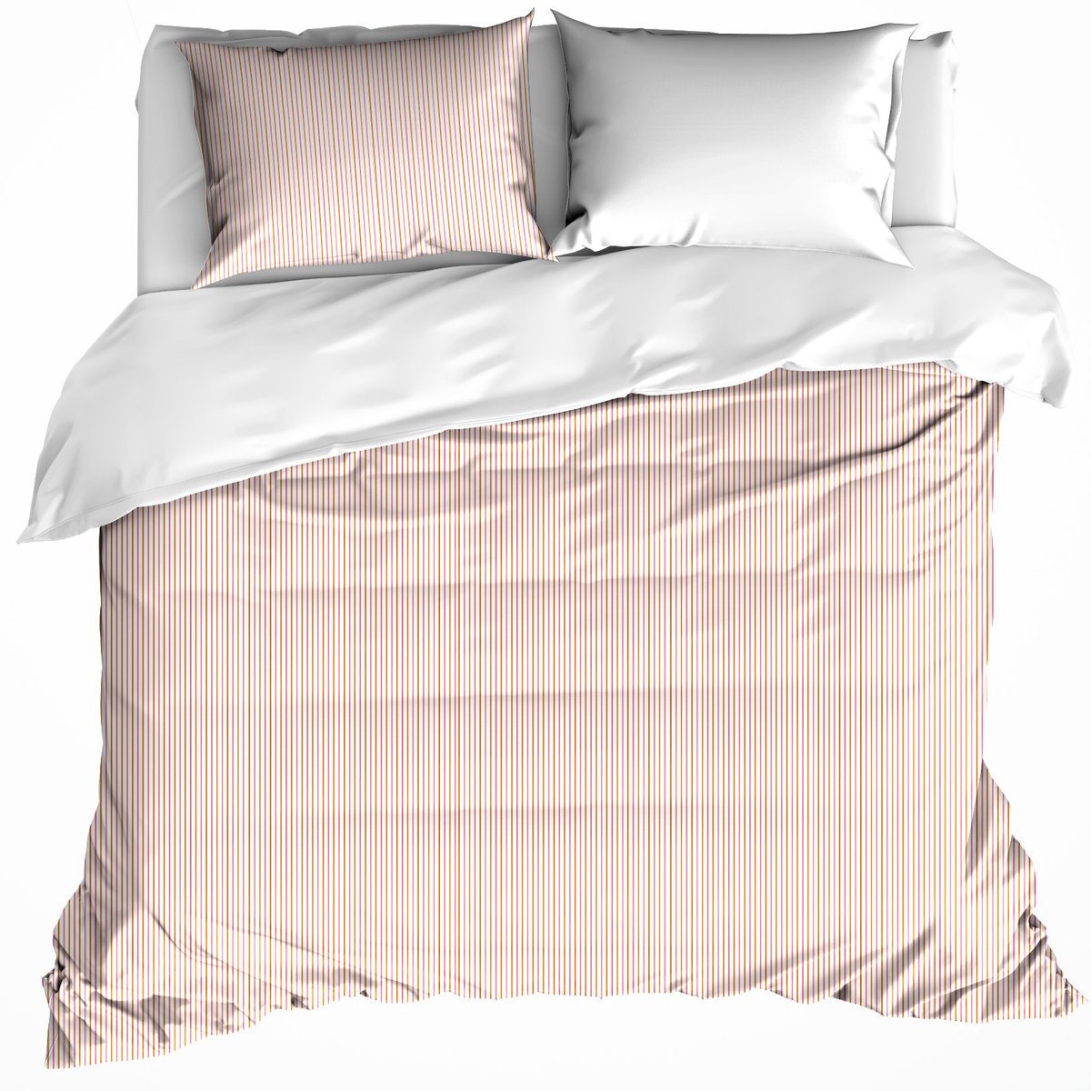 De Witte Lietaer Dekbedovertrek Rosange Sunkiss - 240 x 220 + 2 st. 60 x 70 cm - Katoen Satijn