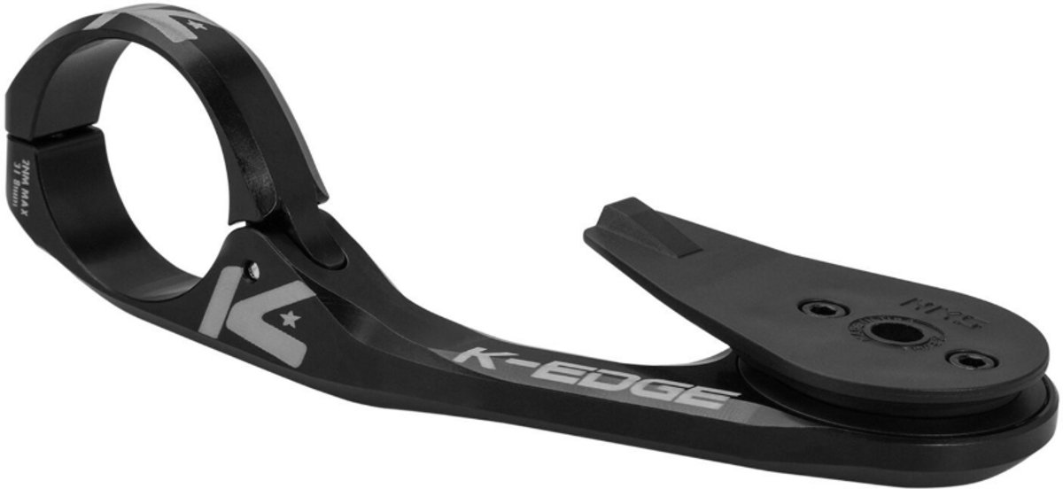 K-Edge Hammerhead Max Xl Mount 31.8 Mm Stuur Fietscomputer-houder Zilver