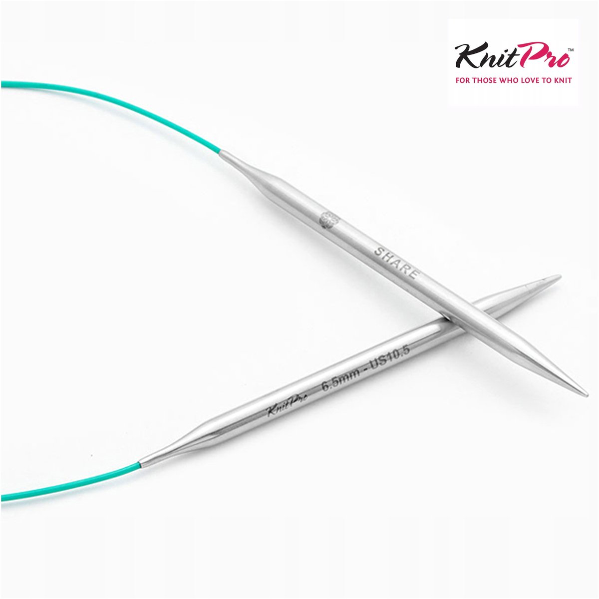 KnitPro Mindful metalen breinaalden met kabel 120cm 7.00mm