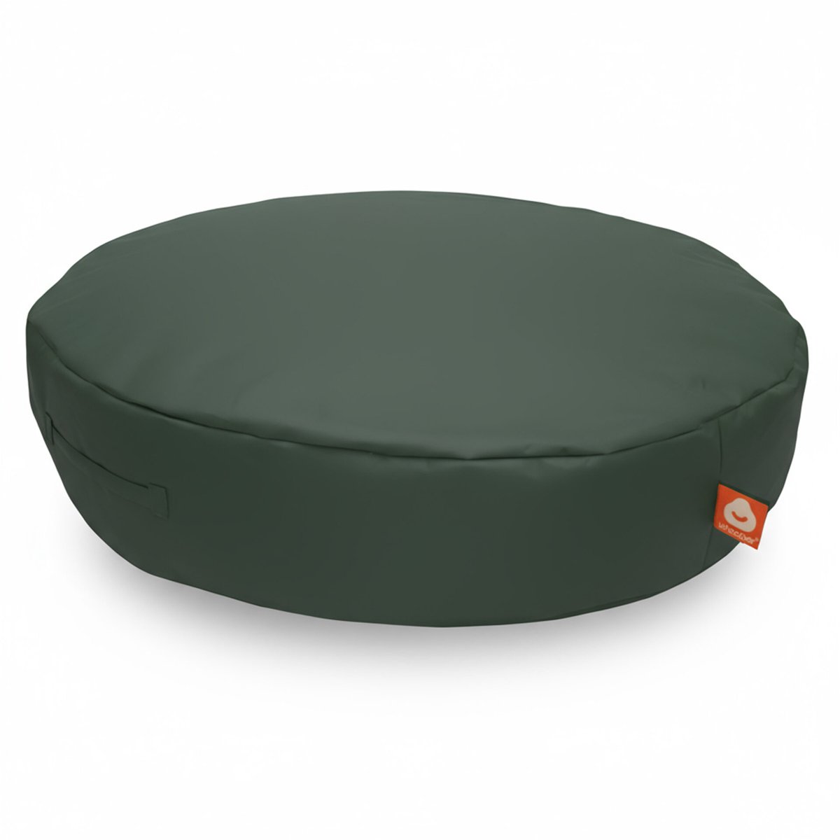 Whoober ronde zitzak Ibiza M outdoor leger groen - Wasbaar - Voor binnen en buiten Legergroen