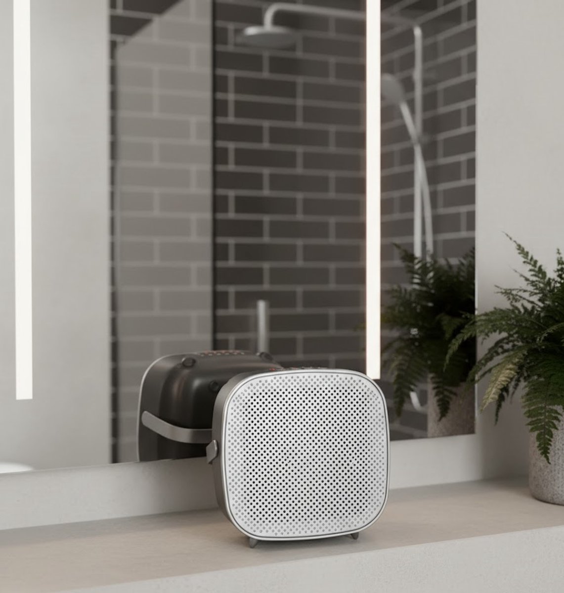 Compacte en Stille Keramische Ventilatorkachel - Ventilatorkachel Thermostaat Timer – 1500W - Medahomestore
