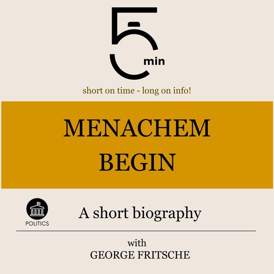 Menachem Begin: A short biography - cover