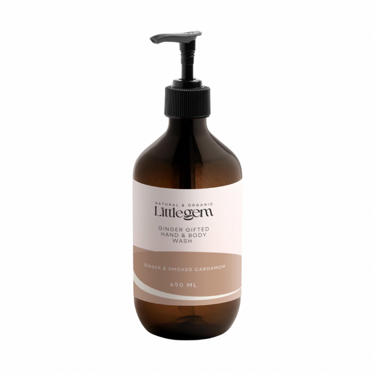Natuurlijke hand & body wash - Ginger gifted, gember & rokerige kardemom, mild reinigend en perfect als cadeau