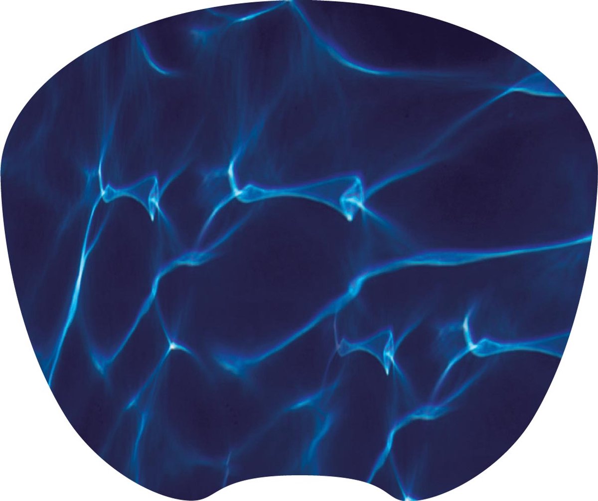 Q-CONNECT Muismat antislip zwembad blauw